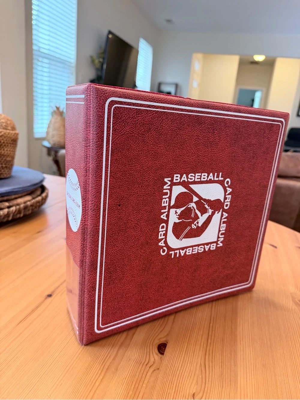 Topps Red Baseball Card Collector Album